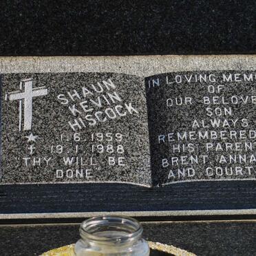 HISCOCK Shaun Kevin 1959-1988