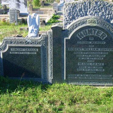 HUNTER Robert William 1870-1935 &amp; Mabel Grace -1948 :: HUNTER Vincent Graham -1955