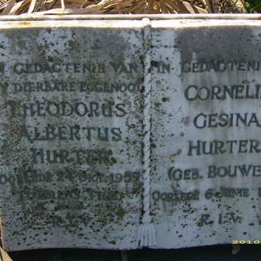 HURTER Theodorus Alburtus -1959 &amp; Cornelia Gesina BOUWER -1964