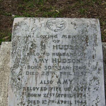 HUDSON J.S. 1869-1937 &amp; Amy 1874-1944