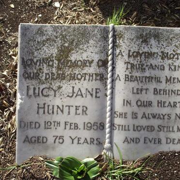 HUNTER Lucy Jane -1958