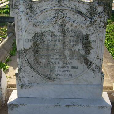 HUTCHINSON Charles Samuel 1874-1928 &amp; Annie May 1885-1974