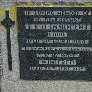 INNOCENT T.E.H. -1944 &amp; Winifred -1865