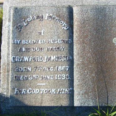 JAMIESON Crawford 1867-1933