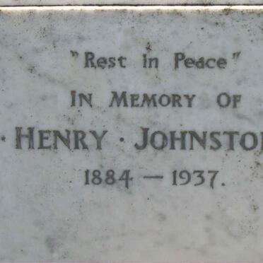 JOHNSTONE Henry 1884-1937