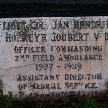 JOUBERT Jan Hendrik Hofmeyr 1879-1942