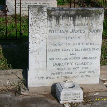 JUDD William James 1896-1950 &amp; Dorothy Gladys 1898-1975