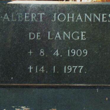 LANGE Alberto Johannes, de 1909-1977
