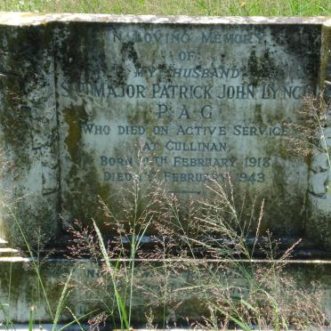 LYNCH Patrick John 1918-1943