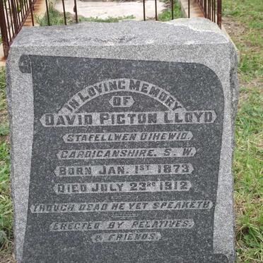 LLOYD David Picton 1873-1912