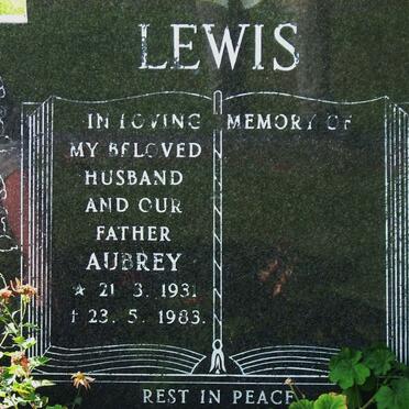 LEWIS Aubrey 1931-1983