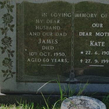 LEVERZENCIE James -1950 &amp; Kate 1908-1997