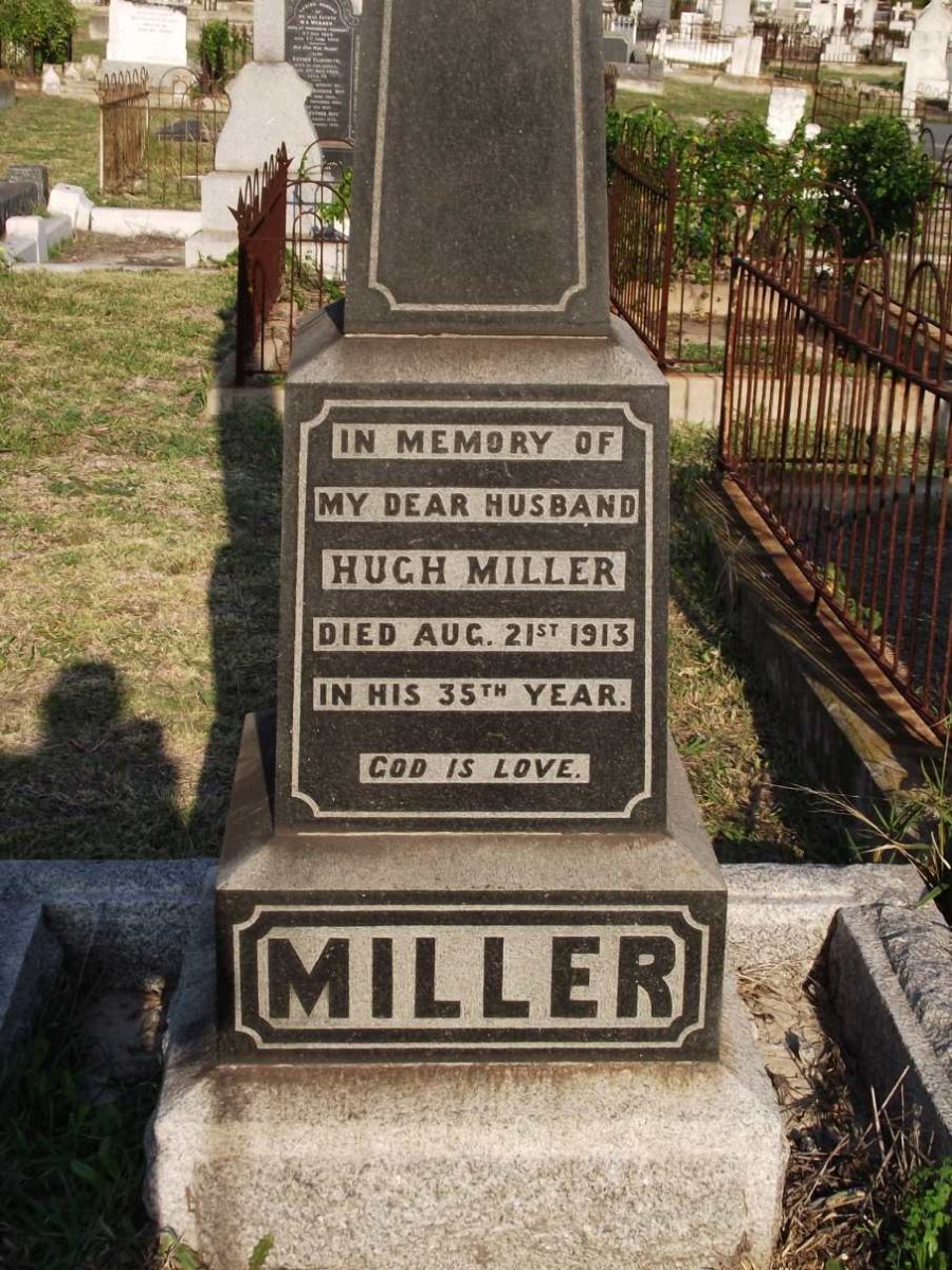 MILLER Hugh -1913