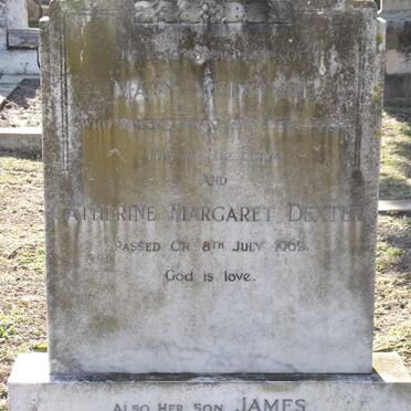 McINTYRE Mary -1918 :: DEXTER Catherine Margaret 1962 :: DEXTER James :: DEXTER John