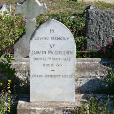 MCDILLON David -1937