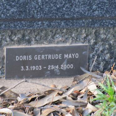 MAYO Doris Gertrude 1903-2000