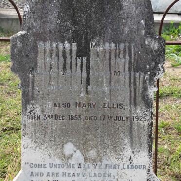 MARRIOTT George -1897 :: ELLIS Mary 1853-1925