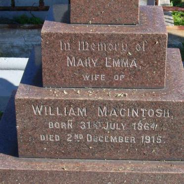 MACINTOSH Mary Emma 1864-1915