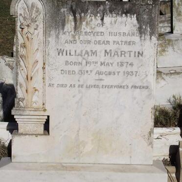 MARTIN William 1874-1937