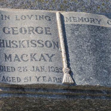 MACKAY George Huskisson -1939