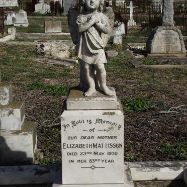 MATTISON Elizabeth -1930