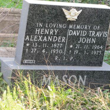 MASON Henry Alexander 1877-1950 :: MASON David Travis John 1964-1975
