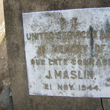 MASLIN J. -1944 