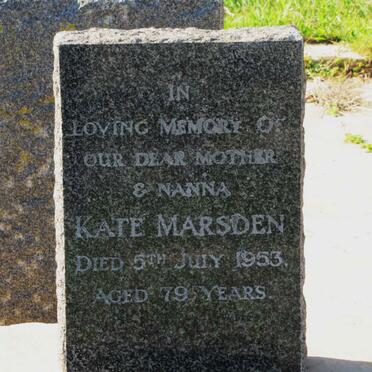MARSDEN Kate -1953 