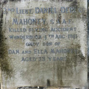 MAHONEY Daniel Derek -1941