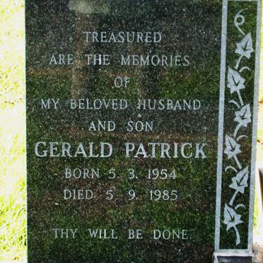 MALGAS Gerald Patrick 1954-1985