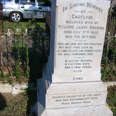MESSINA Caroline 1852-1906 :: MESSINA Ethel -1938