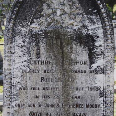 MOODY Cuthbert Rippon -1918