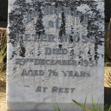 MOSS Peter -1931 