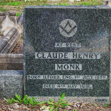MONK Claude Henry 1879-1951