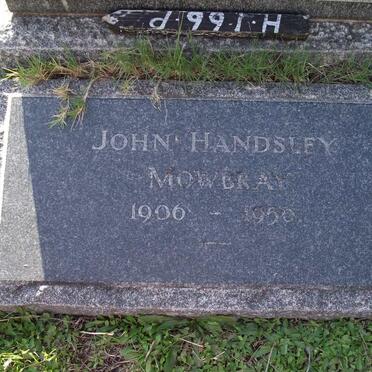 MOWBRAY John Handsley 1906-1956