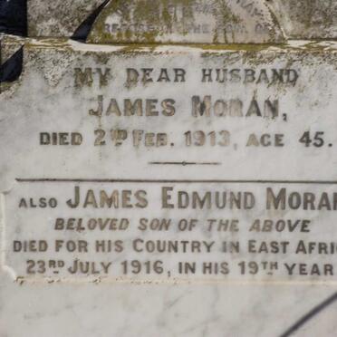 MORAN James -1913 :: MORAN James Edmund -1916