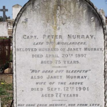 MURRAY Peter -1897 &amp; Janet -1901