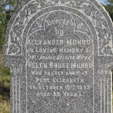 MUNRO Helen Bruce -1909