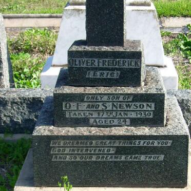 NEWSON Oliver Frederick -1930