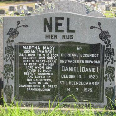 NEL Daniel 1923-1975 &amp; Martha Mary Susan MARSH 1923-2007
