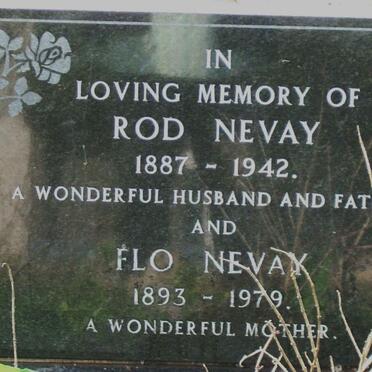 NEVAY Rod 1887-1942 :: NEVAY Flo 1893-1979