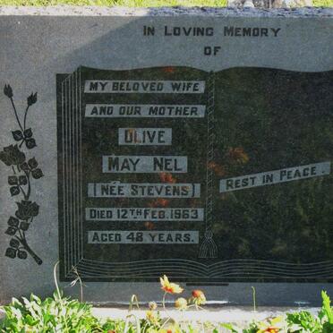 NEL Olive May nee STEVENS -1963