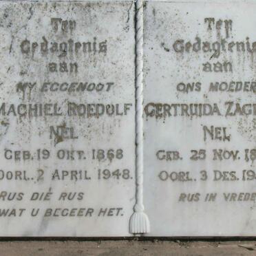 NEL Machiel Roedolf 1868-1948 &amp; Gertruida Zagryda 1874-1958 