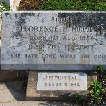 NUTTALL Florence E. 1884-1963 :: NUTTALL  J.H. 1949