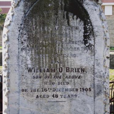 O'BRIEN Ellen -1900 :: William -1905
