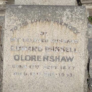 OLORENSHAW Edward Russell 1877-1933