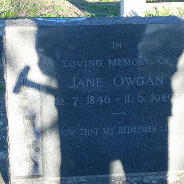 OWGAN Jane 1846-1929