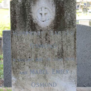 OSMOND Humphrey Dacres 1881-1954 &amp; Mabel Emily 1887-1974