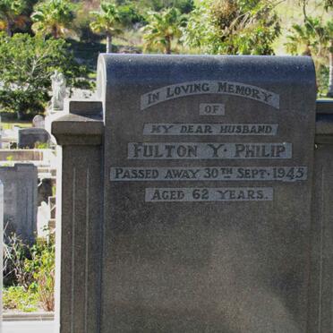 PHILIP Fulton Y. -1945