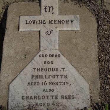 PHILLPOTTS Theodus T. :: REES Charlotte -1942